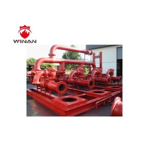 China Fire Sprinkler Engine Driven Packaged Fire Pump Systems 740-3000r/Min Speed on sale