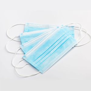 Three Layers Multiple Folds Disposable Protective Face Mask