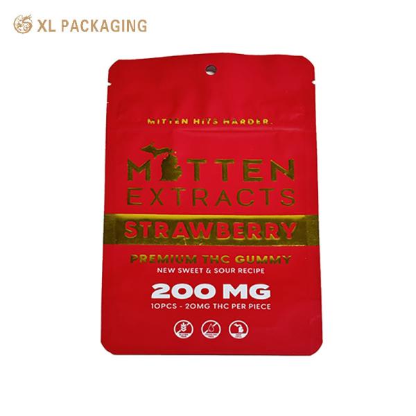 XL Packaging Custom Paper Sticker Matt Biodegradable Zipper Bags Reusable Waterproof Zipper Pouch For Clothes Packaging