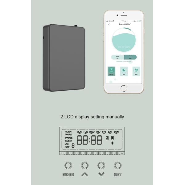 2023 New Arrival Battery Aroma Diffuser 500ml Smart Home Essential Oil Diffuser Waterless Aromatherapy Nebulizing Diffuser