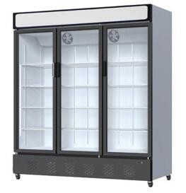 Buy cheap 1592L 3 Doors Commercial Glass Door Freezer Beverage from wholesalers