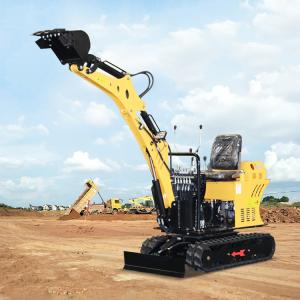 China Customized Yellow Mini Excavator Machine 800kg With Changchai Engine wholesale