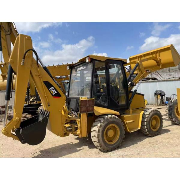 CAT 416E Second Hand Backhoe Loaders Digger With 71KW Engine Power