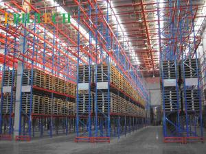 China ISO Storage VNA Racking System , Commercial Automatic Narrow Aisle Pallet Racking wholesale