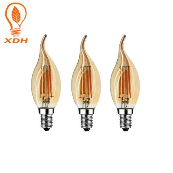 Quality 220V LED Filament Bulb 4W C35 2700K E14 Decoration LED Chandelier Light Bulbs for sale