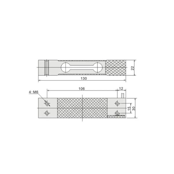 High Precision Single Point Load Cell 250*350mm Platform Scale Available
