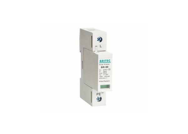 Quality Single Phase IP20 1 Pole UL94-V0 Type 2 Surge Protection Device for sale