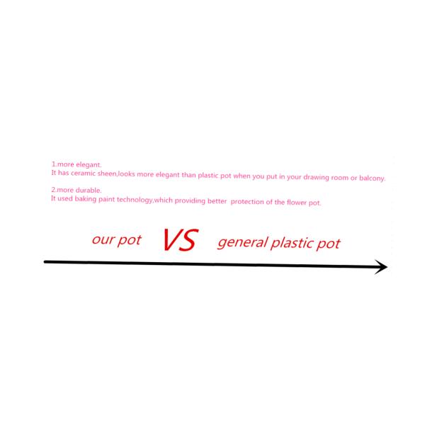 Chinese style light yellow stoving varnish ceramifinish plant pot with gold edge orchid flower pot