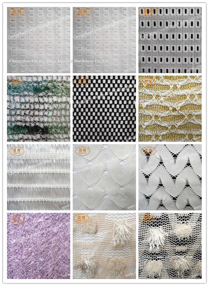 E12 Fine Gauge Knotless Knitting Mesh Fabric Machine for mosquito net