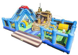 China High Durability Jumbo Bounce House UV Resistance Fire Resistant With Repair Kit on sale