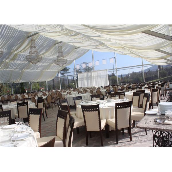 Aluminium Frame Clear Event Tent 10m * 30m With Wooden Flooring