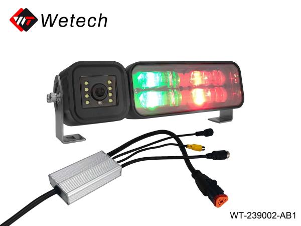 Quality Forklift Forklift AI Dangerous Area Red And Green Color Light Blind Spot Proximity Detection Collision System for sale