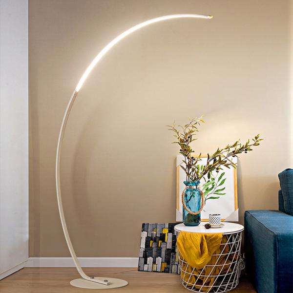 Quality Nordic Arc Shape Floor Lamp Modern Led Dimmable Remote Control Arc floor lamp(WH-MFL-10) for sale