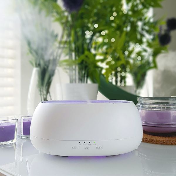 HOMEFISH BPA Free Essential Oil Diffusers Ultrasonic Humidifier 25-50ml/H