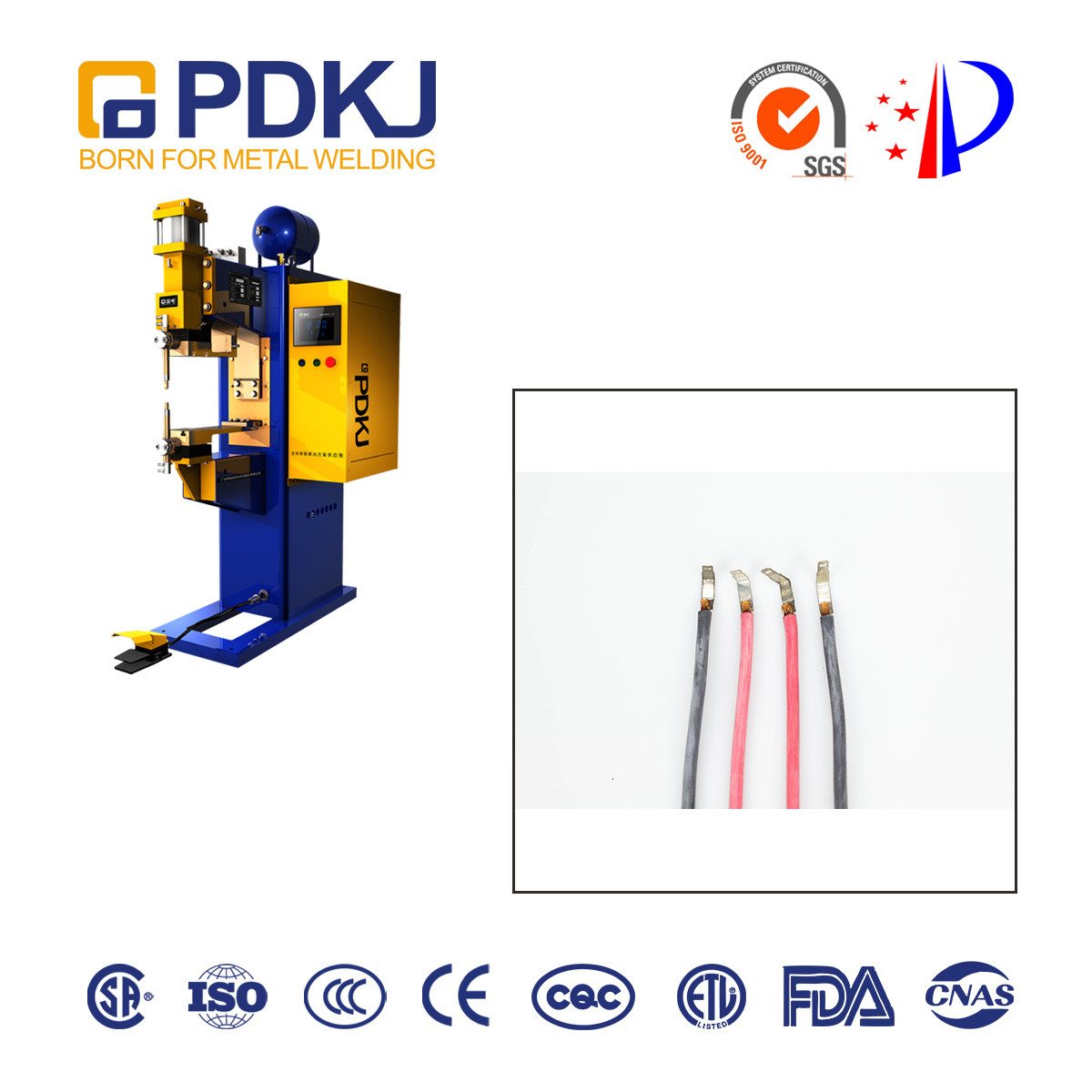 China FDA AC Spot Welding Machine Projection Nut 173mm Electrode Arm wholesale