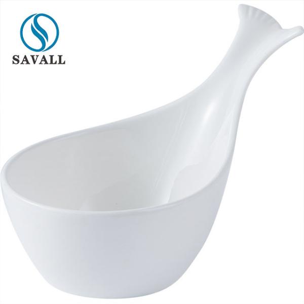 Quality Savall Customized Caterers Canteens Porcelain Bowls Trapezoidal for sale