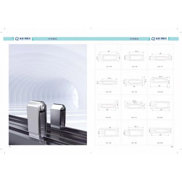 Customized Glueable Aluminium Hardware Corner Connector For Doors And Windows
