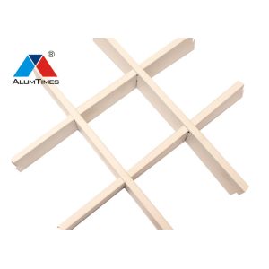 China Rectangle Aluminum Open Grid Suspended Ceilings Tiles Lightweight wholesale