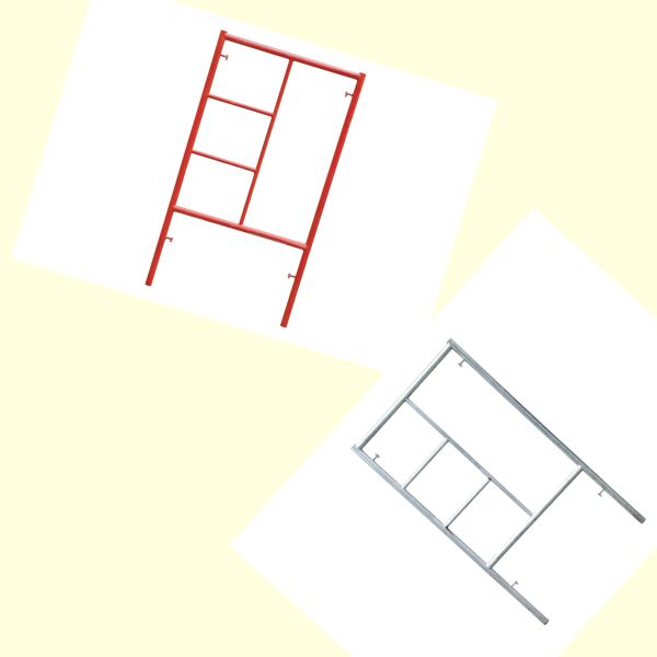 HDG and painted Frame Scaffolding System , ladders scaffolding stage