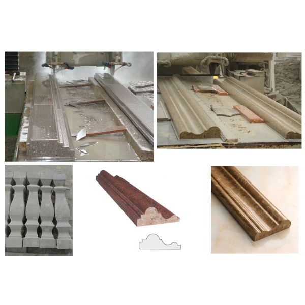 Gantry Style Automatic Stone Profiling Cutting Machine for Stone Decoration Line