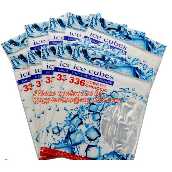 Non Toxic High Quality plastic Disposable PE Ice Cube Bag, Food Grade Safety Disposable Plastic Ice Cube Bag for Making
