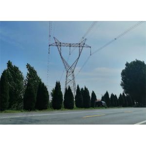 Transmission Q235B Galvanized Lattice Steel Towers