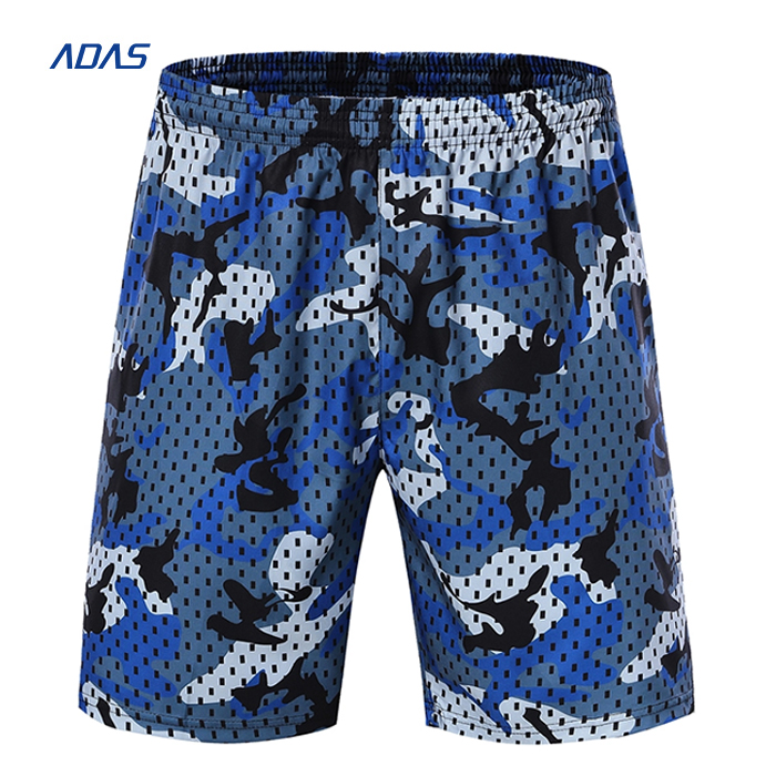 Team Sublimated Mesh Shorts Black Polyester Fight Basketball 3D Embroidered Lettering