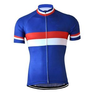 China Blue Mucle Support Three Pockets Cycling Sports Clothing wholesale