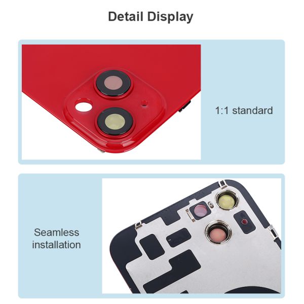 Iphone 13 Phone Back Glass Screen Rear Cover Case Replacement