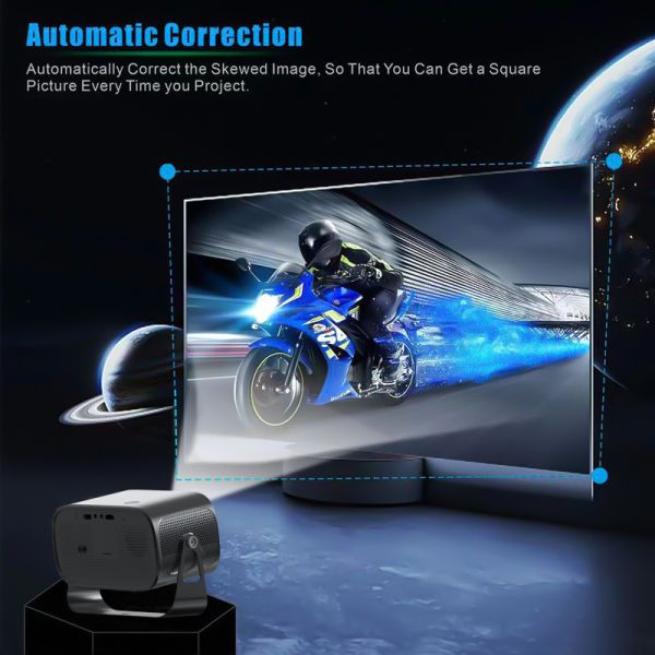 2.69inch 720P LCD Mini Handheld Projector with WIFI6 2.4G/5G 802.11a/b/g/n/ac/ax and Advanced Light Luminance 220ANSI Lumens