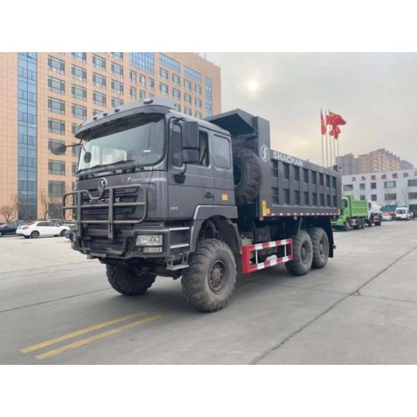 Gray New Heavy Duty SHACMAN F3000 Dump Truck 6x4 420 Euro II 10 Wheels Tipper