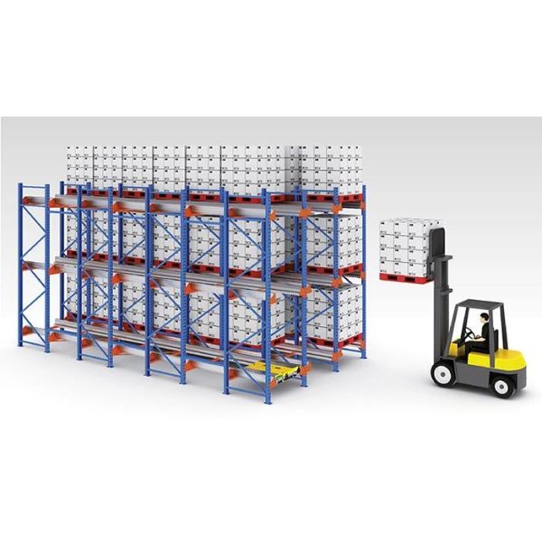 Warehouse Mobile Radio Shuttle Racking System Automation Material Handling