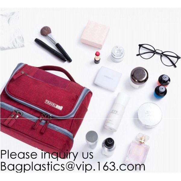 Multifunction Cosmetic Bag ,Portable Travel Waterproof Makeup Pouch,Eco-Friendly Mesh Material Cosmetic Bags Waterproof
