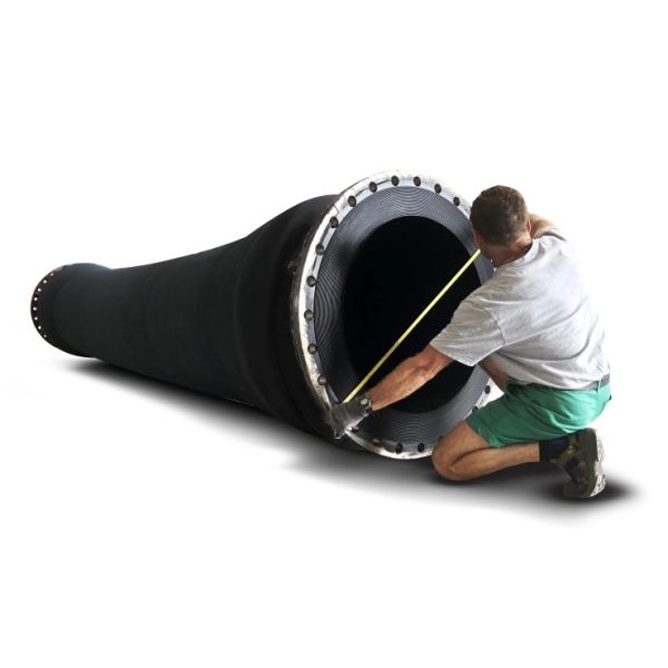JB 200 Rubber Discharge Hose with Black Wear and Corrosion Resistant Inner Layer