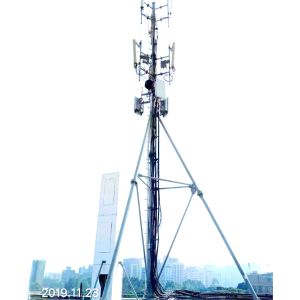 China 5m 20m Microwave Communication Tower Q235 Rooftop Antenna Poles Towers wholesale