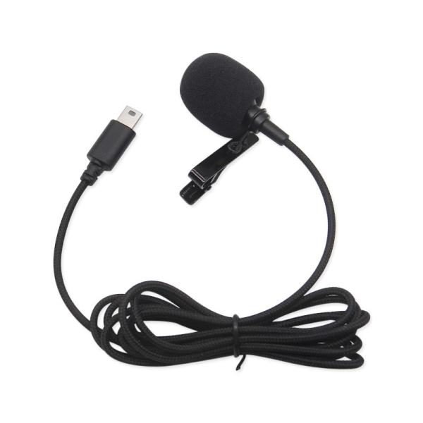 Quality Mini Collar Clip Sound Recording Microphone 150cm Wire Android Port Plug And Play Mic for sale