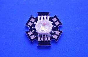 China 4X3W Epistar LED Chip High Power RGBW Led Diode With Black Star PCB wholesale