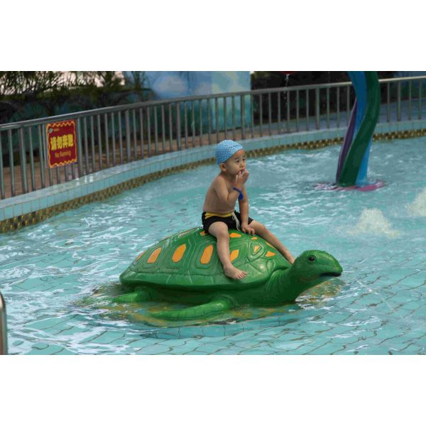 Custom Water turtle Aqua Play Water Playground , Spray Park Equipment For Kid water park