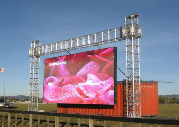 Quality Anti Static Outdoor Full Color LED Display Screen Automatically Error Detect for sale