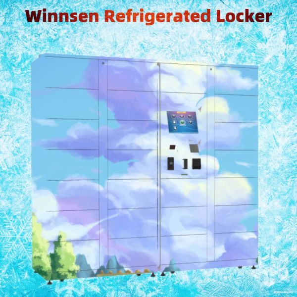 Winnsen Indoor Refrigerated Locker Electronic Storage Smart Cabinet Frozen