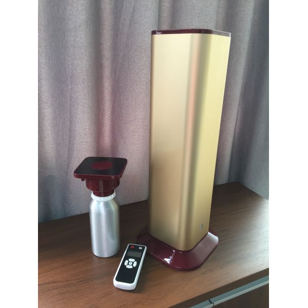 1500CBM Gold Colour Hotel Scent Delivery System Metal 5.2kg Aluminum Housing