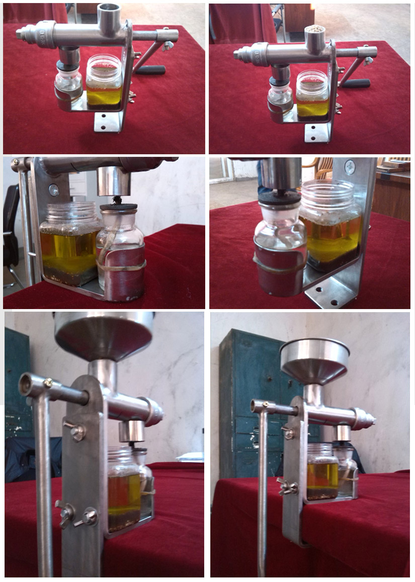 Manual Cold Oil Press Machine for Small Scale Oil Seed Production in India