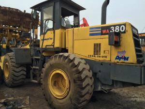 China 187hp Second Hand Wheel Loaders WA380-3 , Komatsu Compact Wheel Loader 3.2cbm wholesale