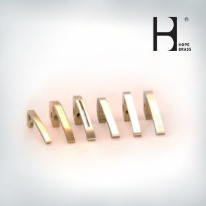 Golden Yellow Anti Fade Brass Pen Clip SGS Certification