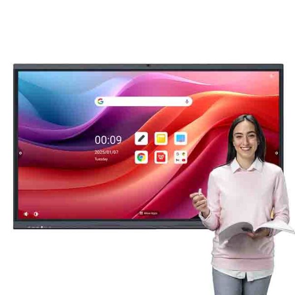 Anti Glare Interactive Intelligent Panel Office 4K 86 Inch Interactive Flat Panel
