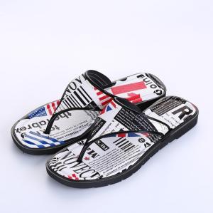 China Anti Slippery Flip Flops Beach Slippers , Slim Flip Flops 36 - 47 Size wholesale