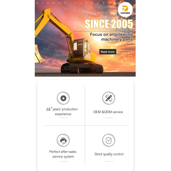 Mini Trench Digger Bucket Crawler Excavator Parts Length 3290 mm Width of track 230 mm