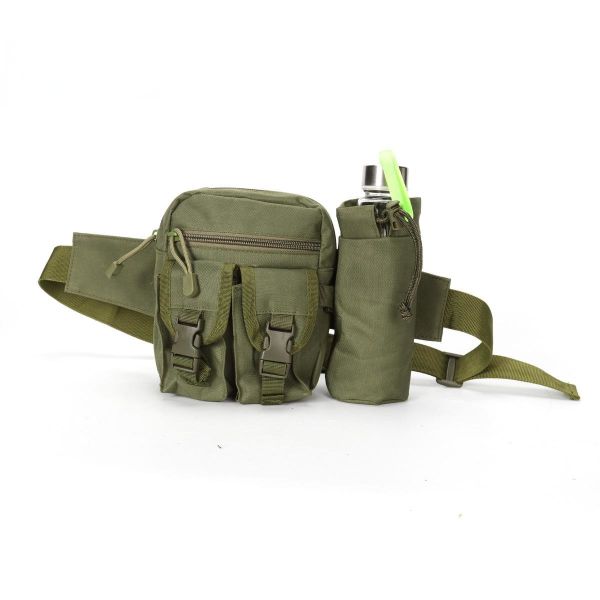 Outdoor Kettle Hanging Tactical Accessories Multifunctional Camouflage Waist Bag 600D Nylon