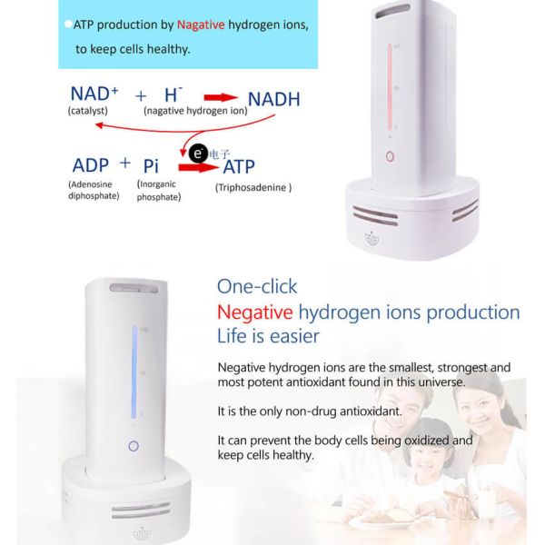 Highly Effective Hydrogen Oxygen Inhale Generator With Negative Ion WEIZI