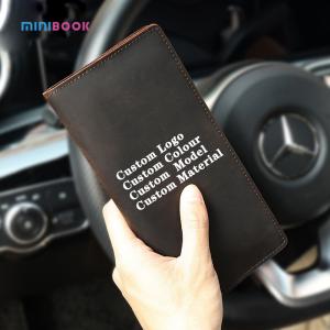 China Custom Men's Genuine Leather Wallet with Multi-function Design OEM ODM Acceptable wholesale